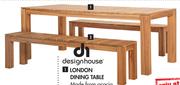Designhouse London Bench 175x36x45cm