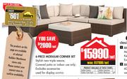 6 Piece Modular Corner Set-Per Set