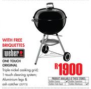 Weber One Touch Original With Free Briquettes