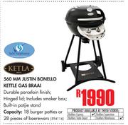 Ketla 560cm Justin Bonello Kettle Gas Braai