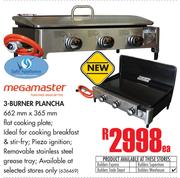 Megamaster 3 Burner Plancha 662cm x 365cm-Each