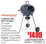Megamaster Charcoal Grill Elite 570 Black