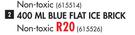 Campmaster 400ml Blue Flat Ice Brick