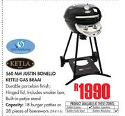 Ketla 560mm Justin Bonello Kettle Gas Braai