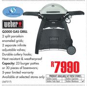 Weber Q3000 Gas Grill