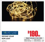 Solar Flair Pathway Solar Rope Light-Each