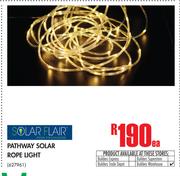 Solar Flair Pathway Solar Rope Light-Each