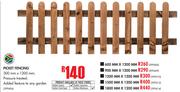 Picket Fencing (1500mm x 1200mm)