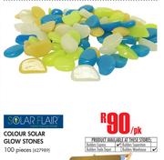Solar Flair Colour Glows Stones-Per pk