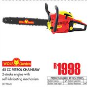 Wolf Garden 45cc Petrol Chainsaw