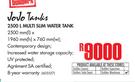 Vovo Tanks 2500Ltr Multi Slim Water Tank