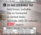 Vovo Marbleline 20mm Lockable Tap