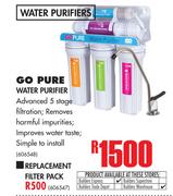 Go Pure Replacement Filter Pack