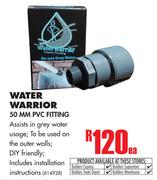 Water Warrior 50mm PVC Fitting-Each