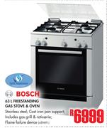 Bosch 63Ltr Freestanding Gas Stove & Oven