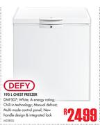 Defy 195Ltr Chest Freezer DMF507