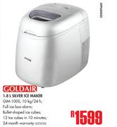 Goldair 1.8Ltr Silver Ice Maker GIM-100S