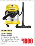 Karcher 1600W Premium Vacuum Cleaner