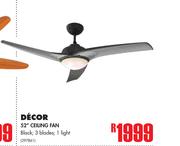 Decor 52" Ceiling Fan