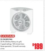 Goldair 25cm Box Fan