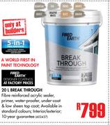 Fired Earth 20Ltr Break Through
