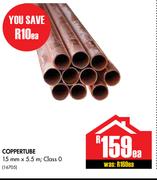 Coppertube 15mm x 5.5m, Class 0-Each