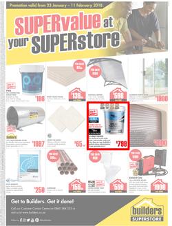 Builders Kokstad : Super value at your Super store (23 Jan - 11 Feb 2018), page 1