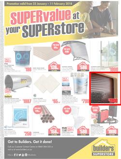 Builders Kokstad : Super value at your Super store (23 Jan - 11 Feb 2018), page 1