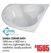 Sphinx Samba Corner Bath-1400mm x 1400mm x 1445mm