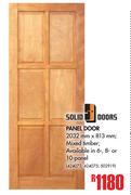 Solid Doors Panel Door-2032mm x 813mm