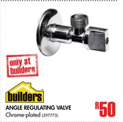 Builders Angle Regulating Value