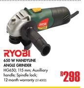 Ryobi 650W Handyline Angle Grinder HG650