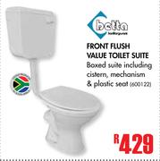 Betta Front Flush Value Toilet Suite