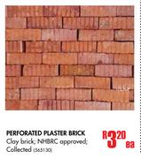 Perforated Plaster Brick-Each