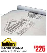 Builders Undertile Membrane