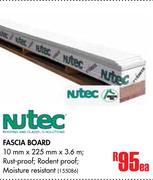 Nutec Fascia Board-10mm x 225mm x 3.6m Each