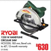 Ryobi 1250W Handyline Circular Saw HCS1250