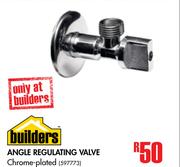 Builders Angle Regulating Valve (Chrome Plated)