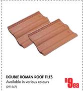 Double Roman Roof Tiles-Each