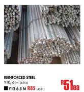 Reinforced Steel Y12, 6.5m