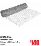 Hexagonal Wire Netting-25mm x 900mm x 5m
