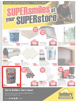 Builders Willowvale : Super Smiles At Your Superstore (23 Jan - 11 Feb 2018), page 1