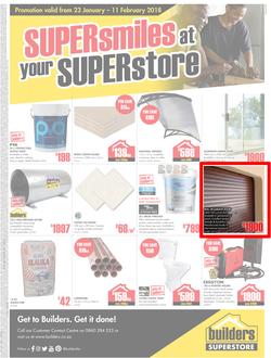 Builders Willowvale : Super Smiles At Your Superstore (23 Jan - 11 Feb 2018), page 1