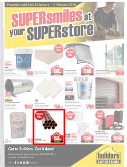 Builders Willowvale : Super Smiles At Your Superstore (23 Jan - 11 Feb 2018), page 1