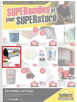 Builders Willowvale : Super Smiles At Your Superstore (23 Jan - 11 Feb 2018), page 1