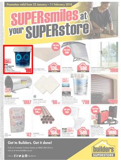 Builders Willowvale : Super Smiles At Your Superstore (23 Jan - 11 Feb 2018), page 1