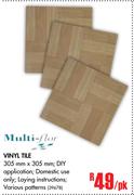 Multi-Flor Vinyl Tile-Per pk
