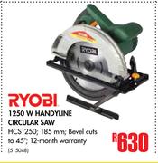 Ryobi 1250 W Handyline Circular Saw HCS1250