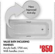 Value Bath Including Handles