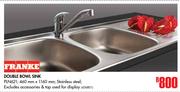 Franke Double Bowl Sink